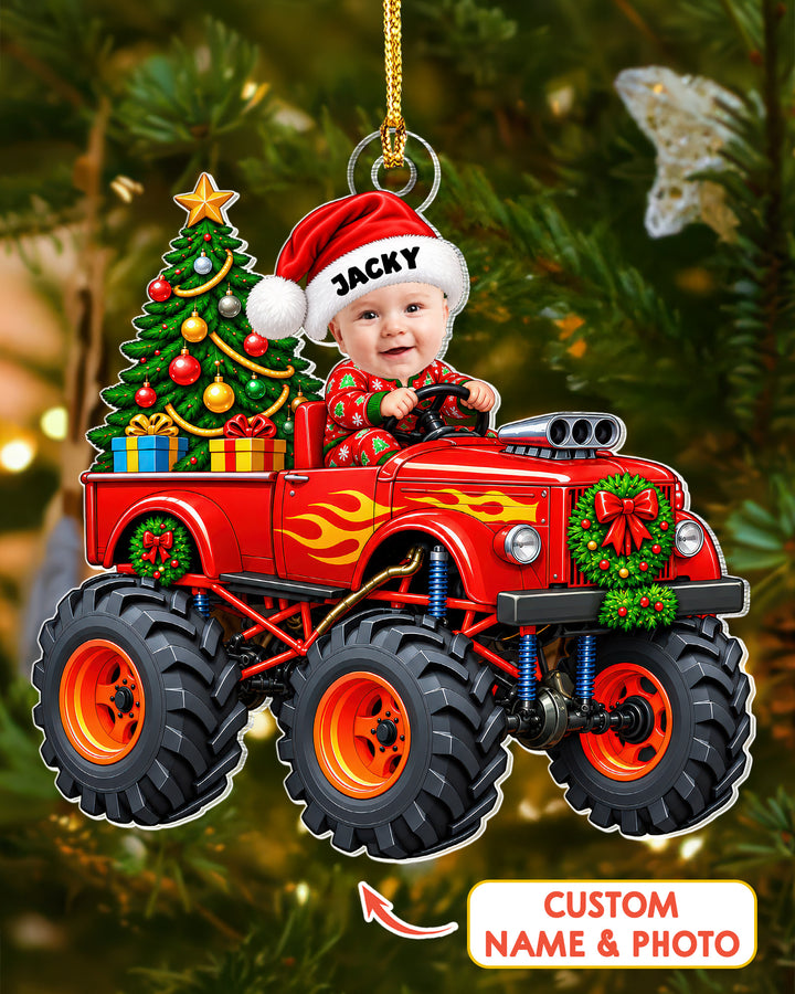 Little Driver Christmas Acrylic Ornament