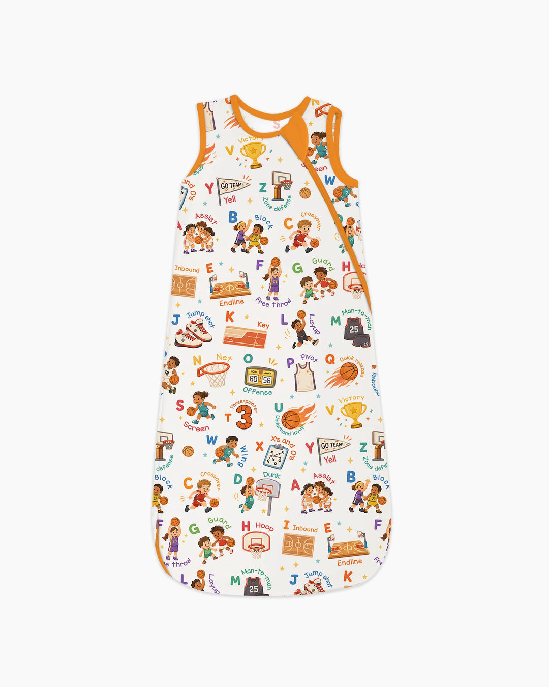 Basketball Alphabet Bamboo Sleep Bag