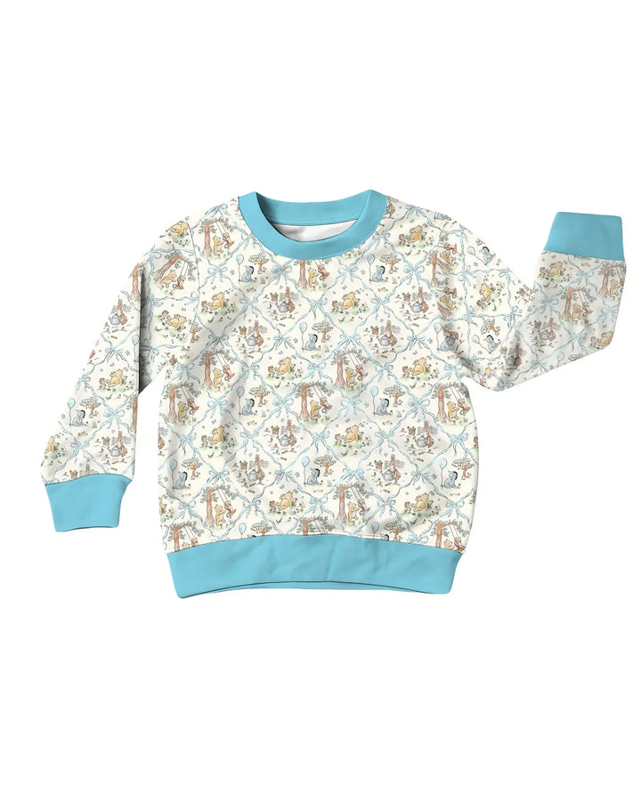 Spring Meadow Friends Crewneck Sweatshirt