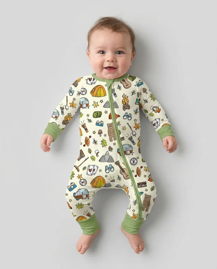 Love Camping Matching Family Bamboo Convertible Zippy