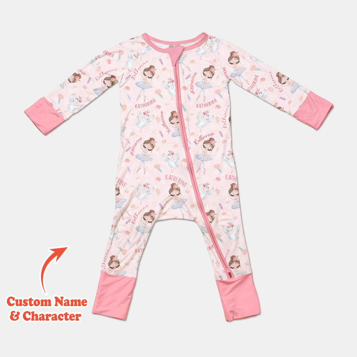 Custom Name Ballerina Doll Convertible Zippy