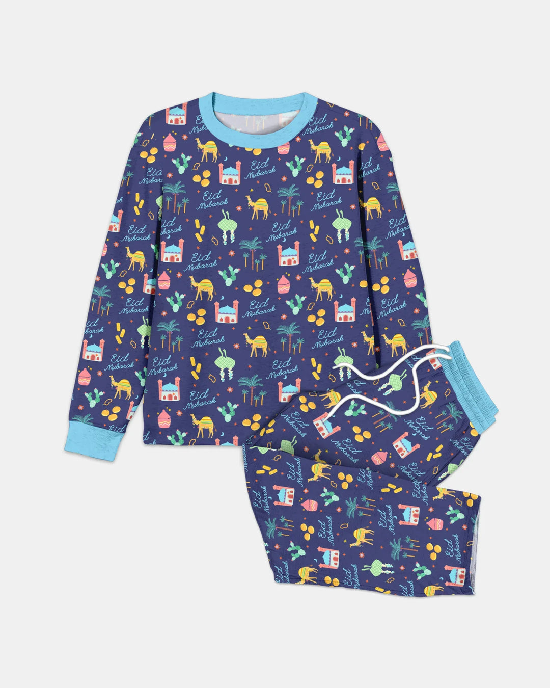 Eid Mubarak Matching Family Men's Pajama Set