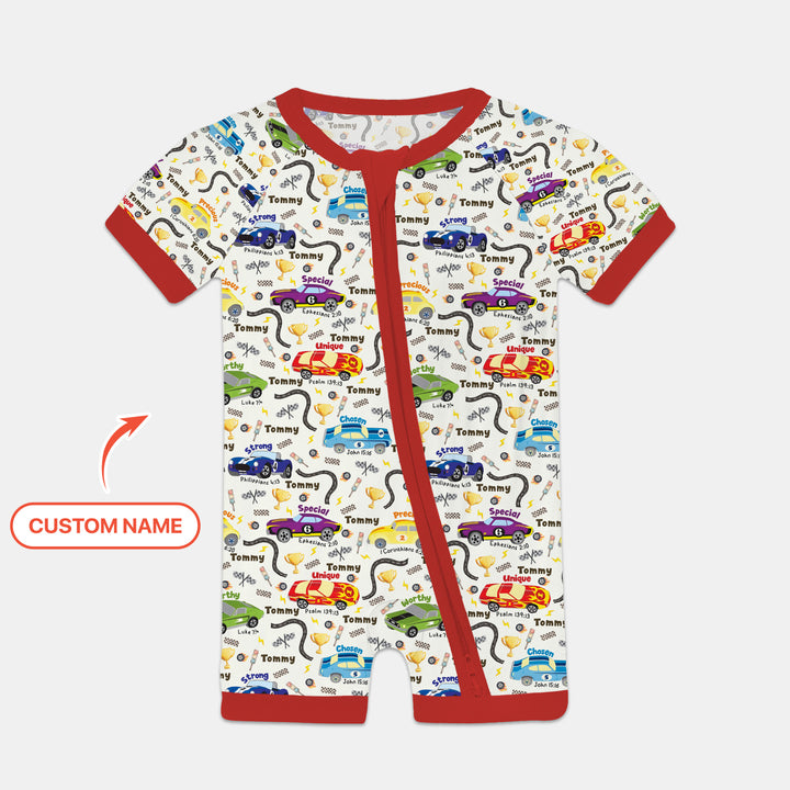 Racing Fun God Says I Am Custom Name Shorty Zippy
