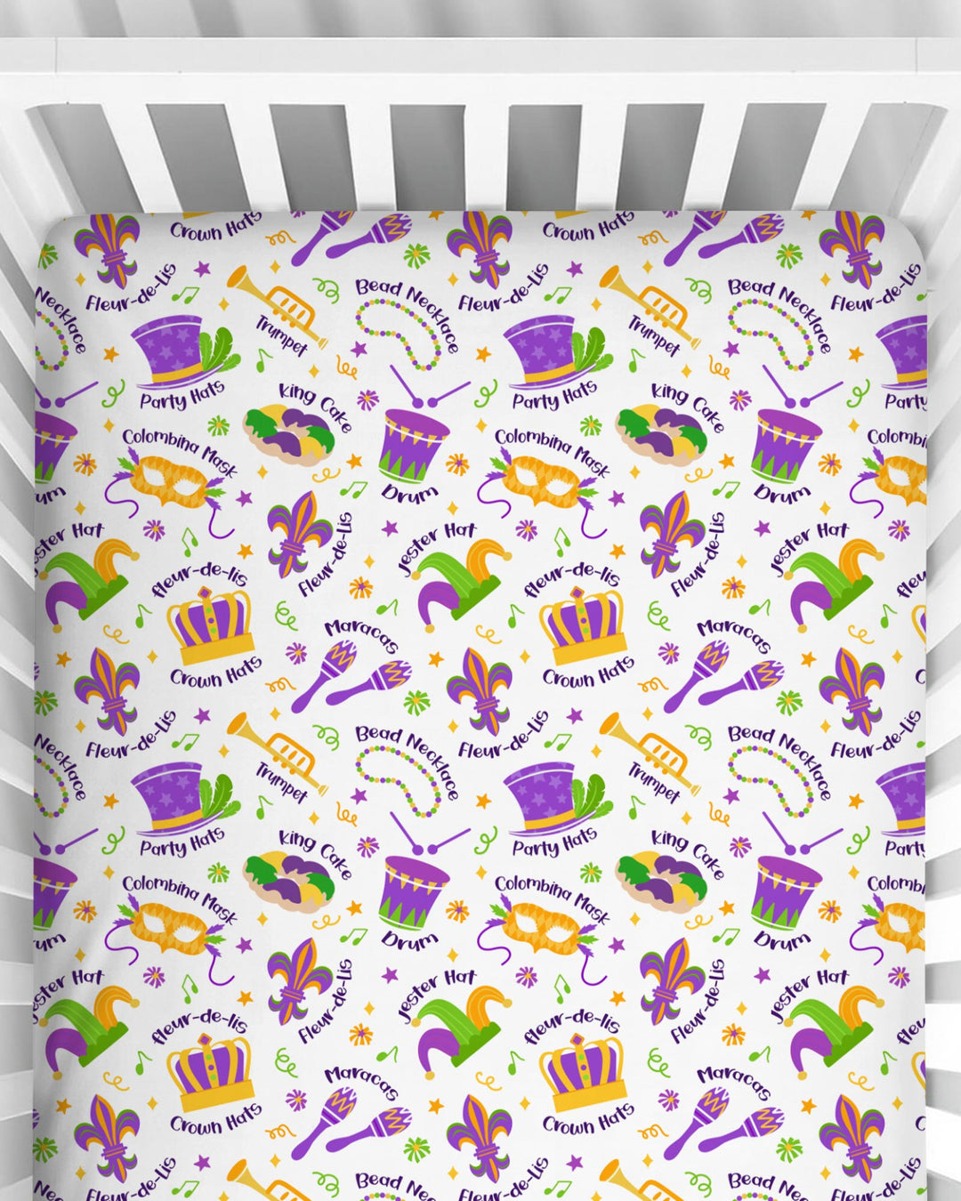 Vorlage für individuelle Spannbettlaken für Kinderbetten