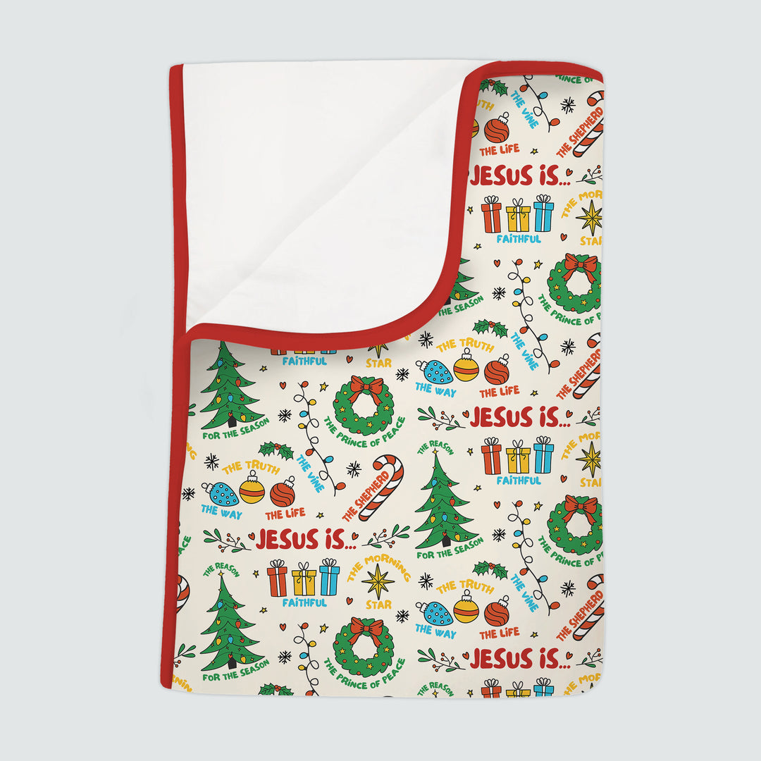 Jesus Is The Reason For The Season Toddler Blanket