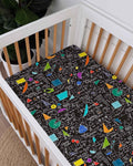 STEM Sketchbook Bamboo Fitted Crib Sheet