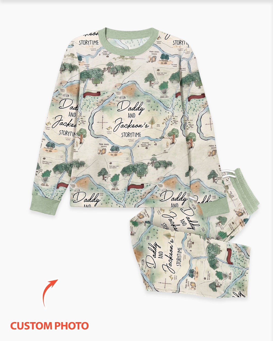 plantilla Conjunto de Pijama de Bambú para Hombre