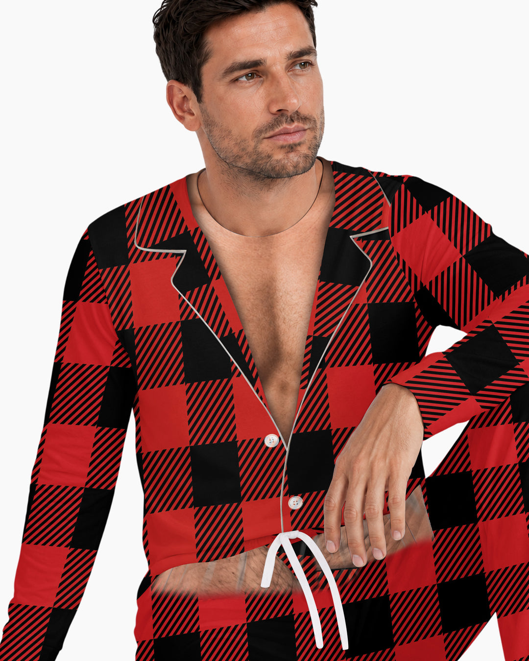 Personalized Funny Christmas Bamboo Men's Pajama Set (TIB)