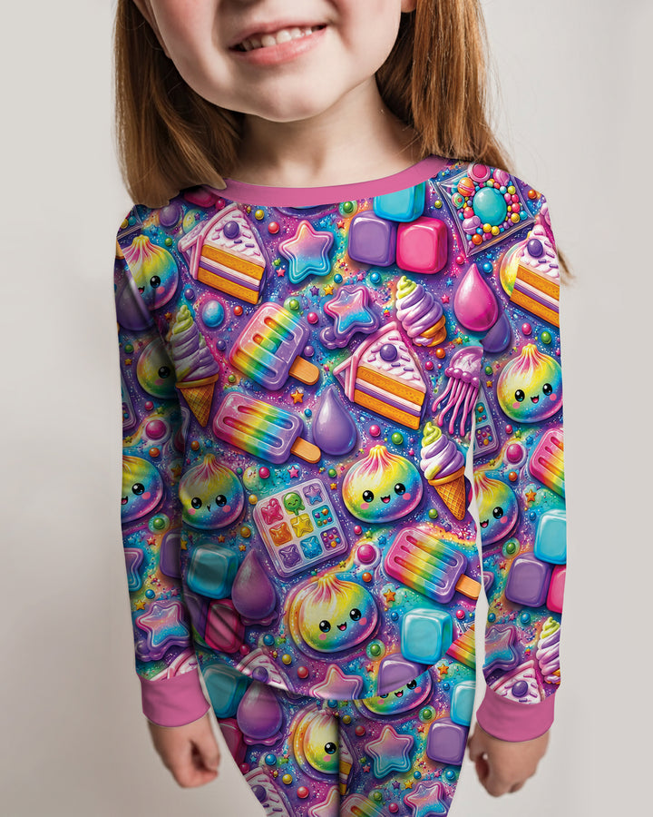Squishy Party Bamboo Two Piece Long Sleeve Pajama Set