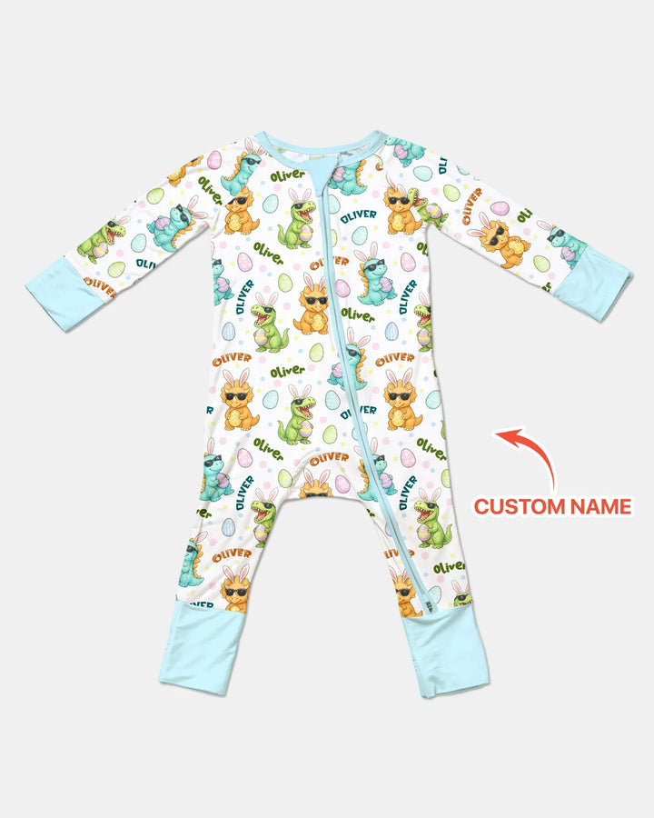 Custom Name Dinosaur on the Hunt Convertible Zippy