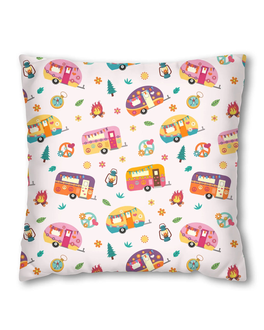 Happy Little Camper Bamboo Pillow Case