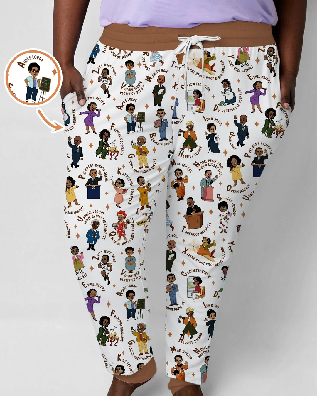Black Legacy ABCs Family Matching Bamboo Women Pajama Set
