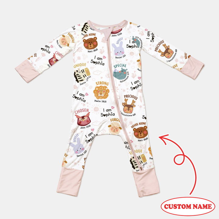 God’s Little Zoo Custom Name Convertible Zippy