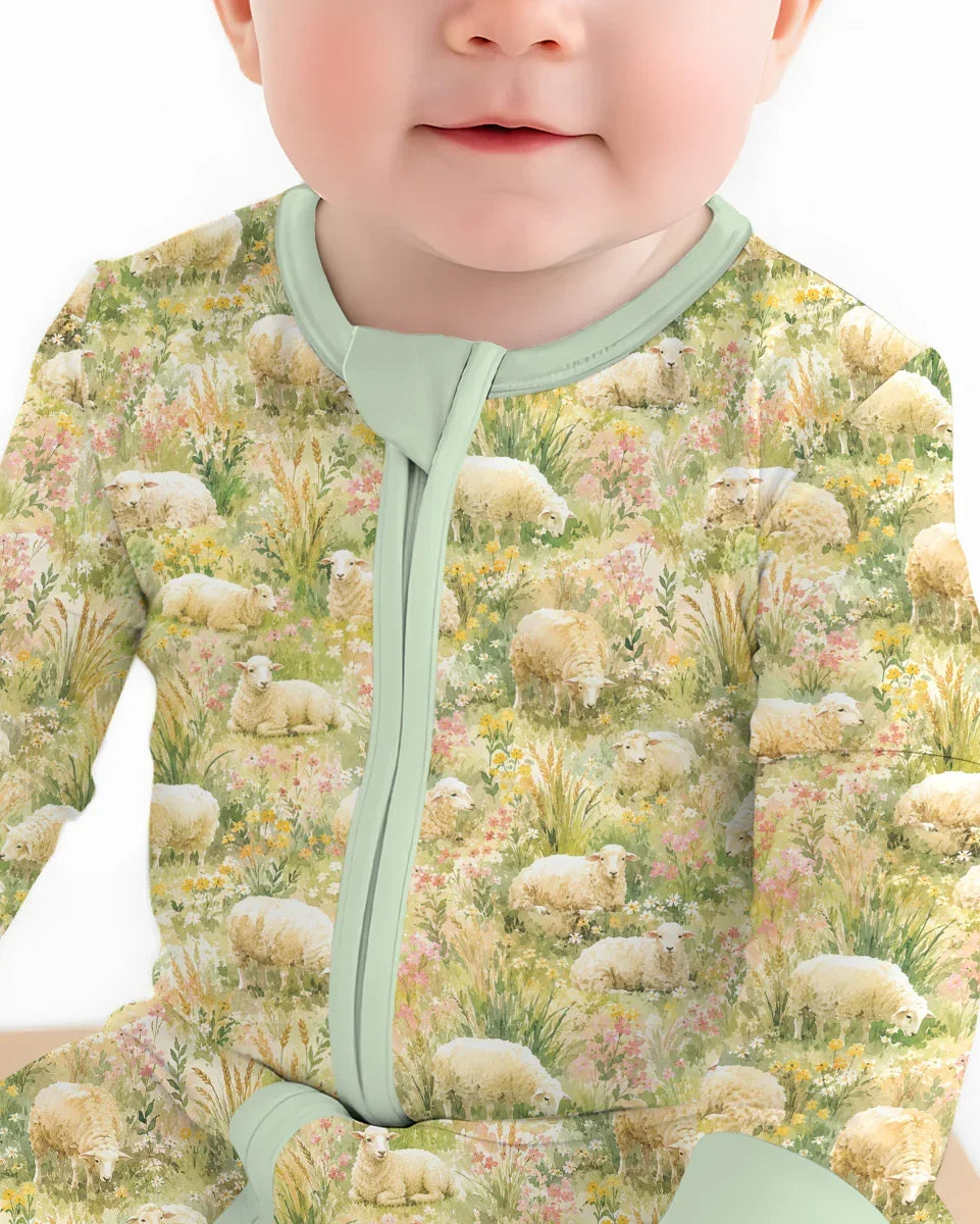 The Lord Is My Shepherd Watercolor Bamboo Convertible Zippy