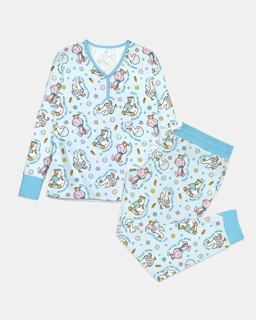 Easter Silly Goose Women Pajama Set