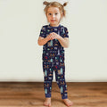 New York New Year Eve Bamboo Two Piece Short Sleeve Pajama Set