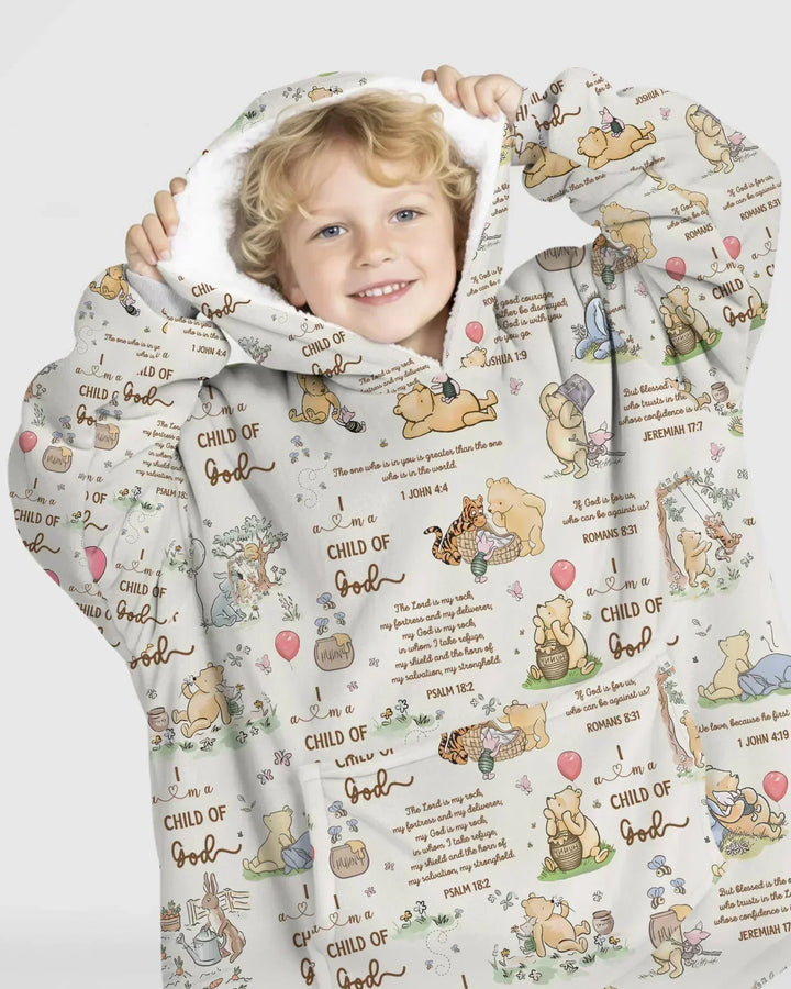 Child of God Whimsy Woodland Wearable Blanket Hoodie