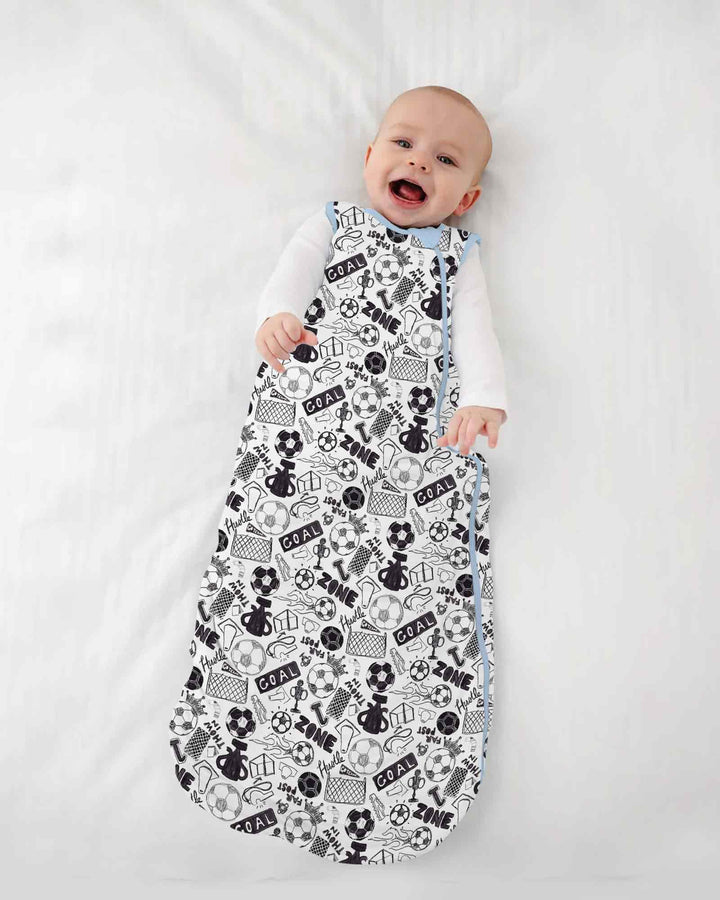 Soccer Doodle Bamboo Sleep Bag