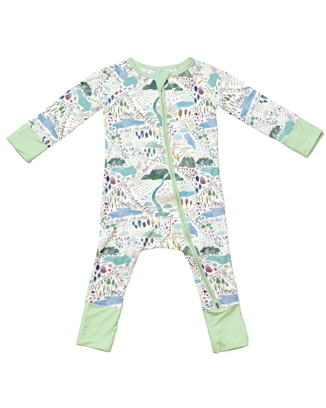 Whimsical Psalms 23 Map Convertible Zippy
