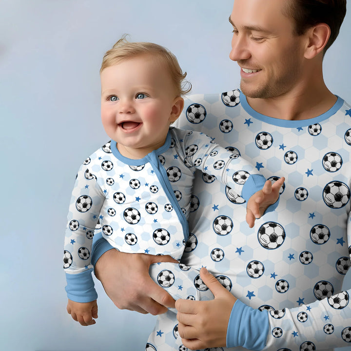 Goal Squad Family Matching Bamboo Men's Pajama Set