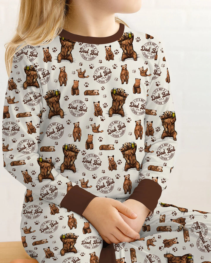 Daddy Bear It's Not A Dad Bod Bamboo Two Piece Long Sleeve Pajama Set