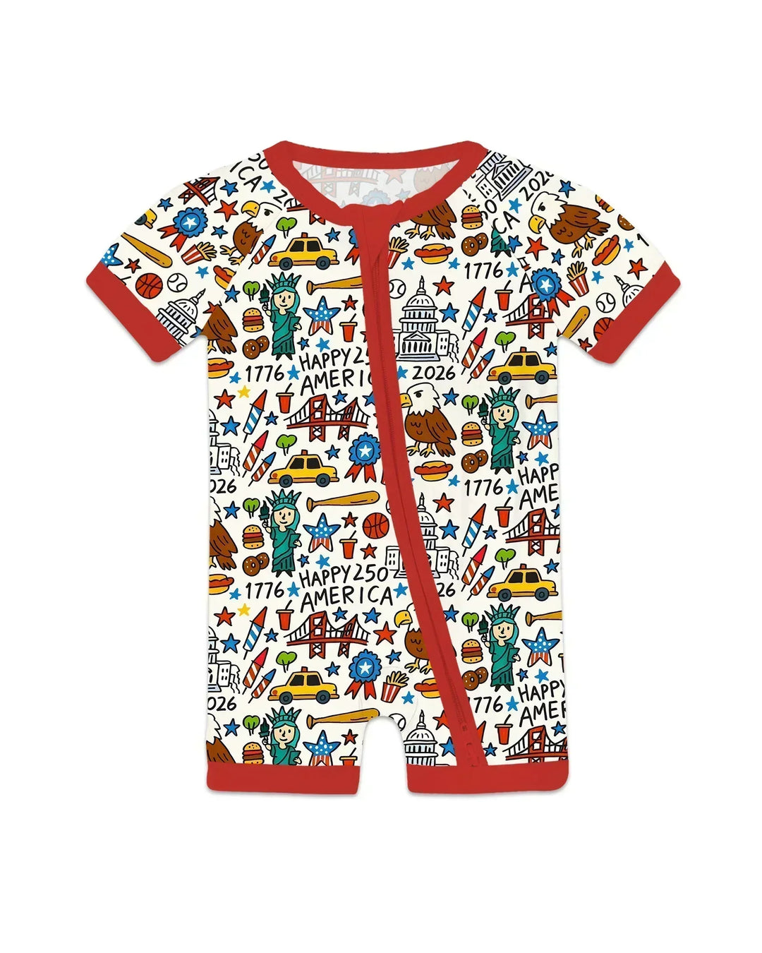 Doodle America 250th Anniversary Family Shorty Zippy