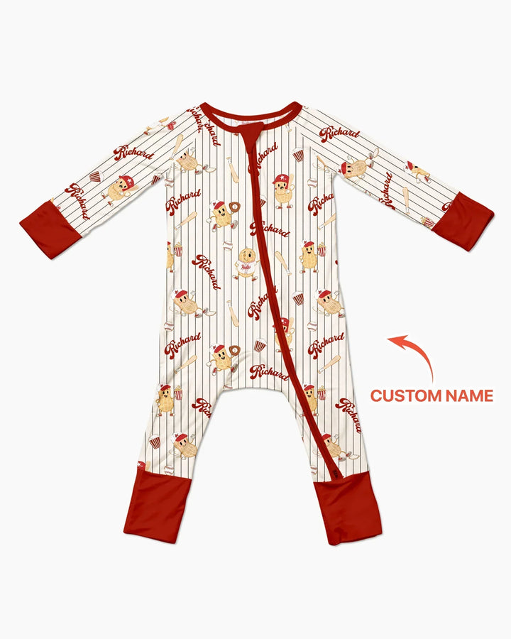 Custom Nam Retro Ballgame Bamboo Convertible Zippy