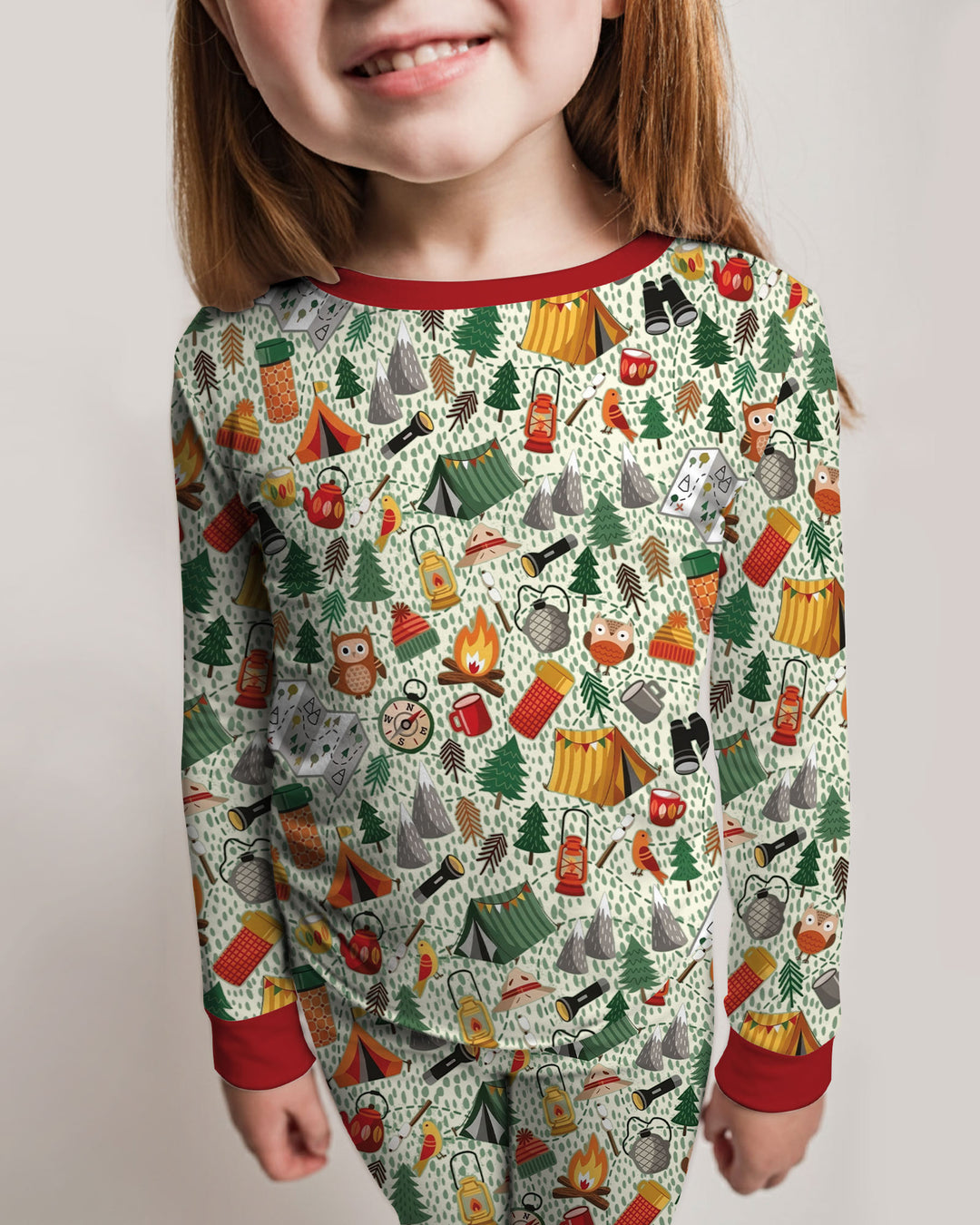 Happy Trails Bamboo Two Piece Long Sleeve Pajama Set