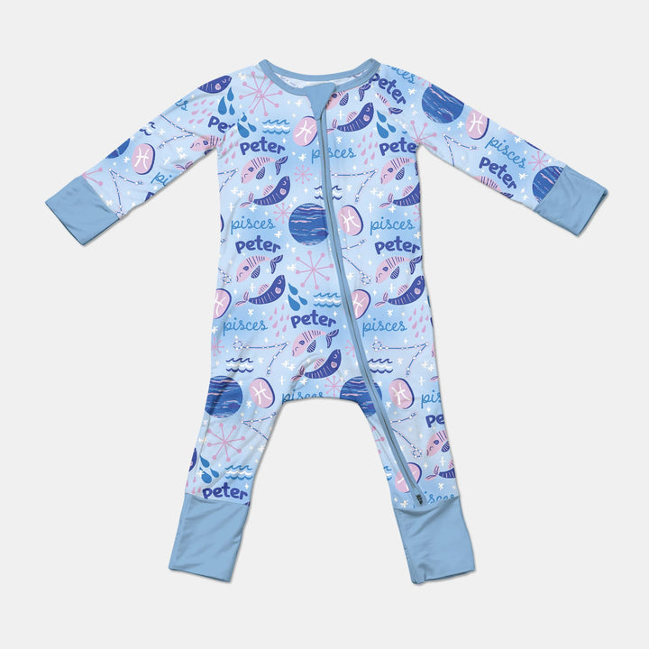 Custom Name Zodiac Pisces Convertible Zippy