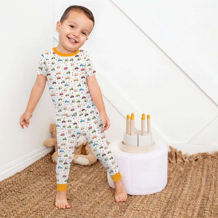 Little Construction Heroes Two Piece Short Sleeve Pajama Set