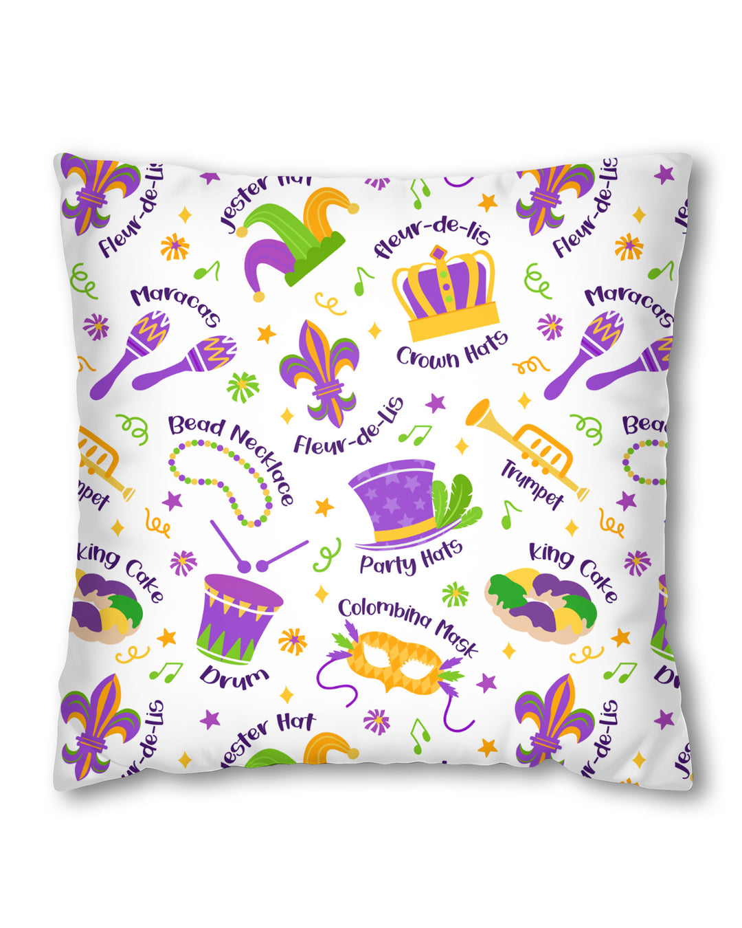 Mardi Gras Family Matching Pillow Case