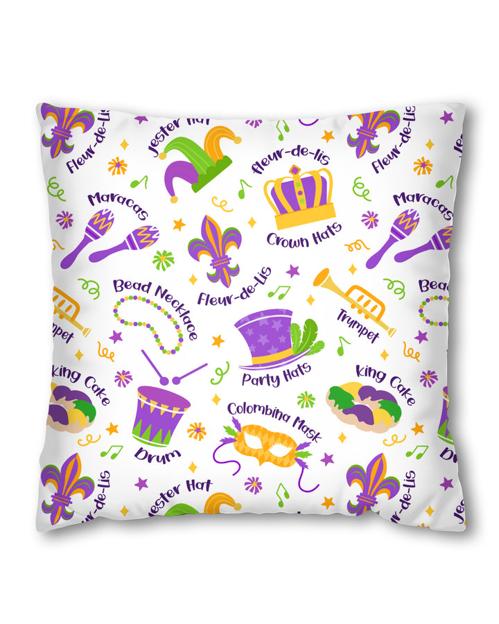 Mardi Gras Family Matching Pillow Case