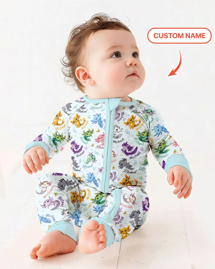 Gerippte Babykleidung mit individuellem Foto - Weich &amp; Skizzenhaft