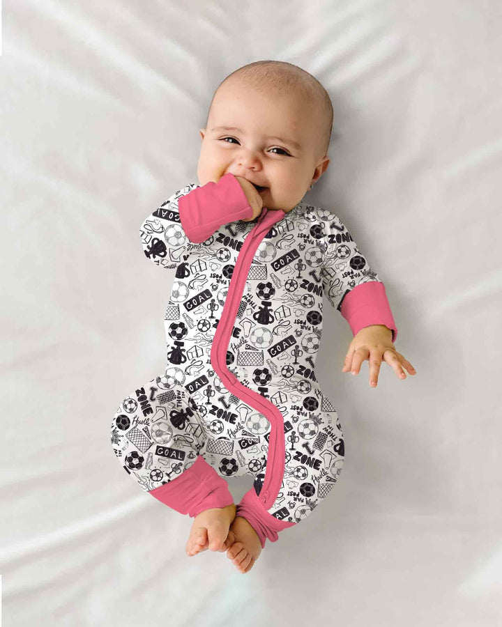 Soccer Doodle Bamboo Convertible Zippy