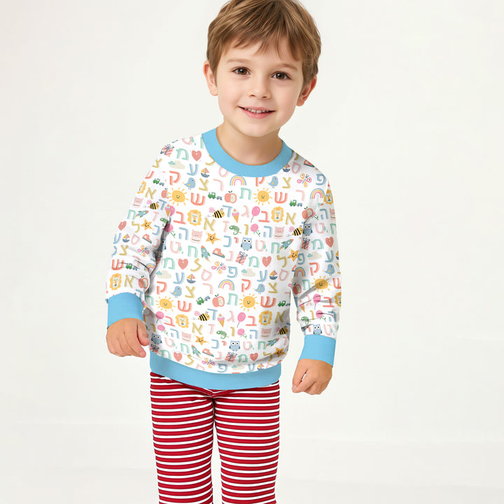 Hebrew Alphabet Crewneck Sweatshirt