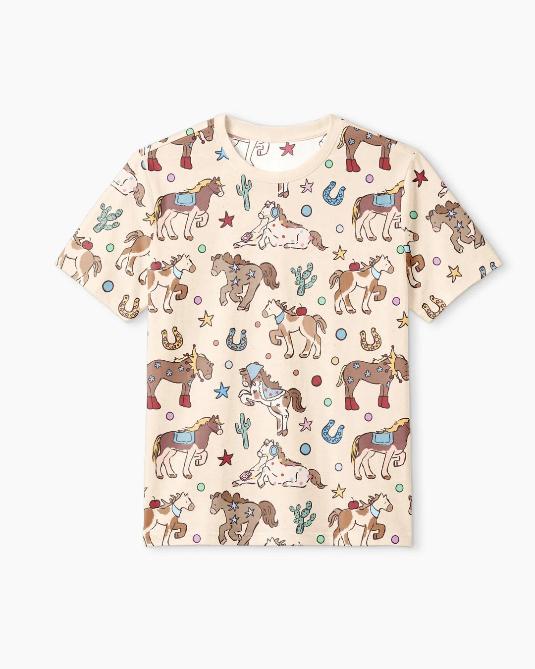 Lil' Buckaroo Bamboo Men Short Sleeve Short Pajama Set