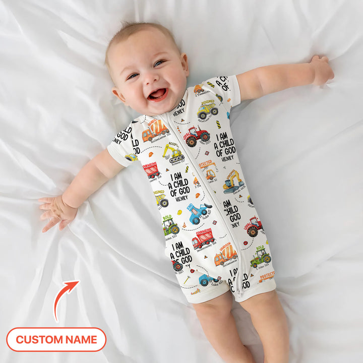 I Am A Child Of God Custom Name Shorty Zippy