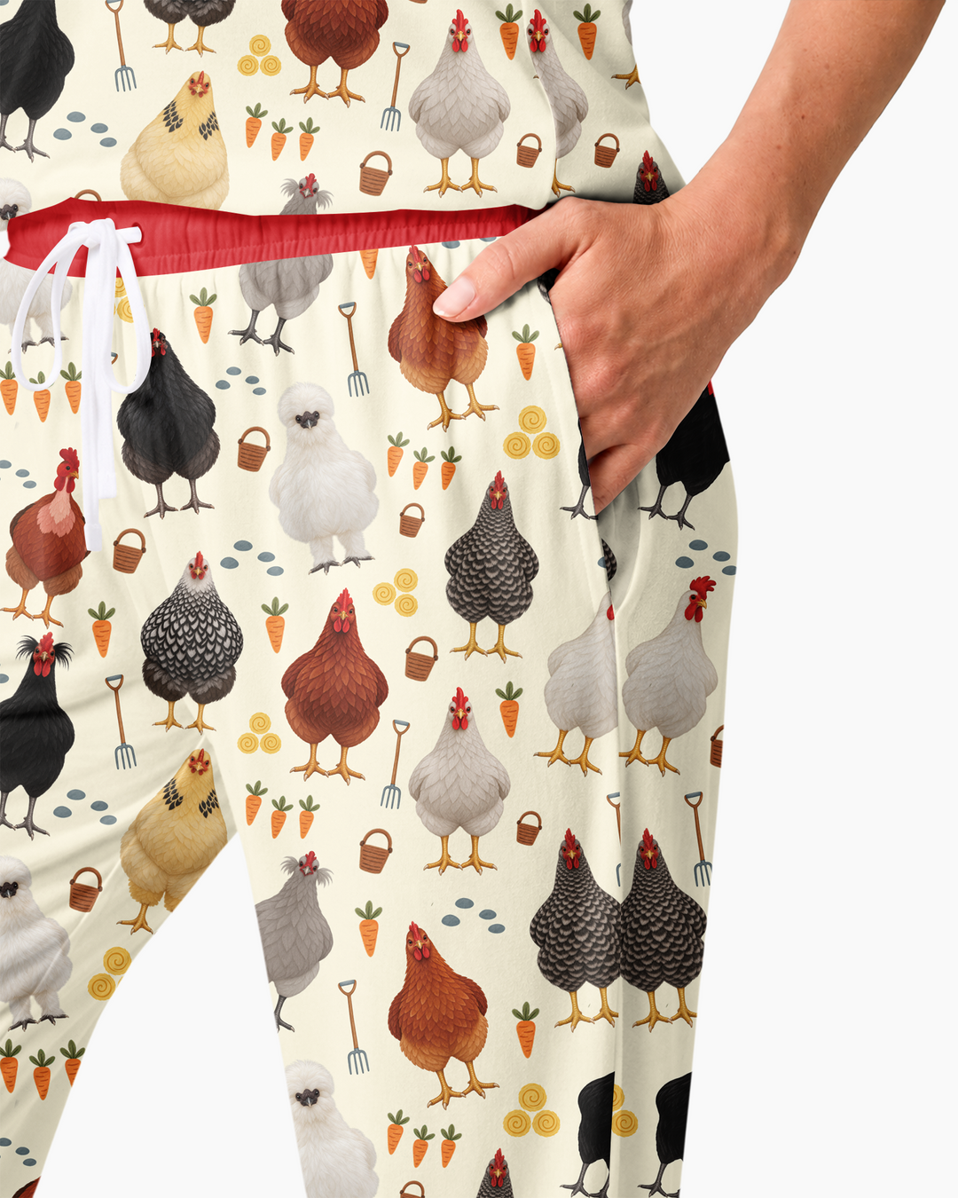 Little Chicken Farmer Bamboo Women Pajama Set