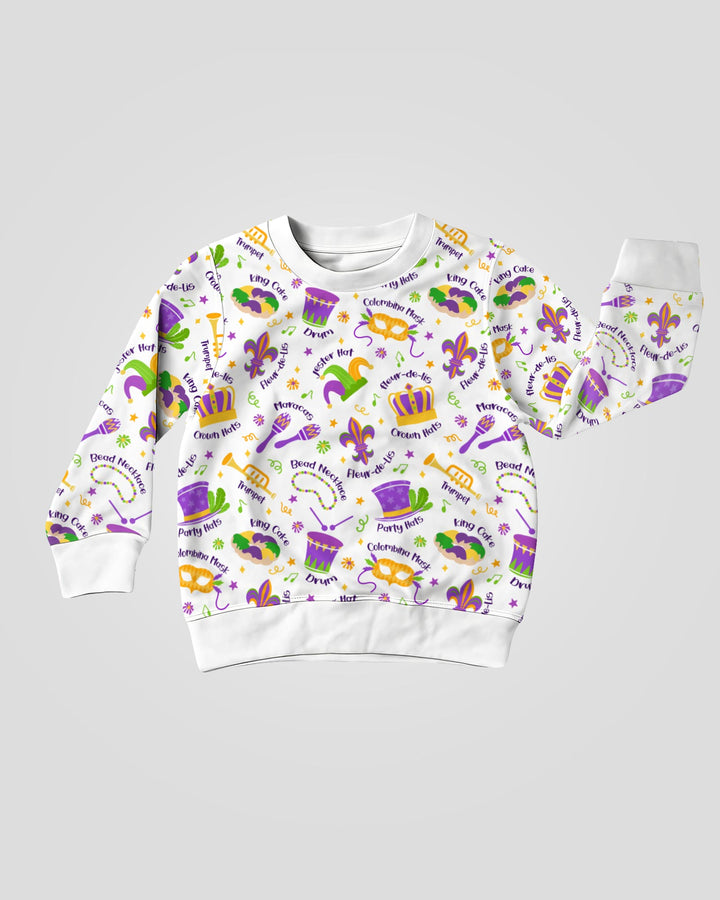 Mardi Gras Family Matching Crewneck Sweatshirt