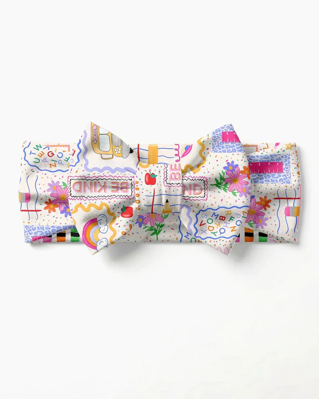 Colorful Doodle School Headband