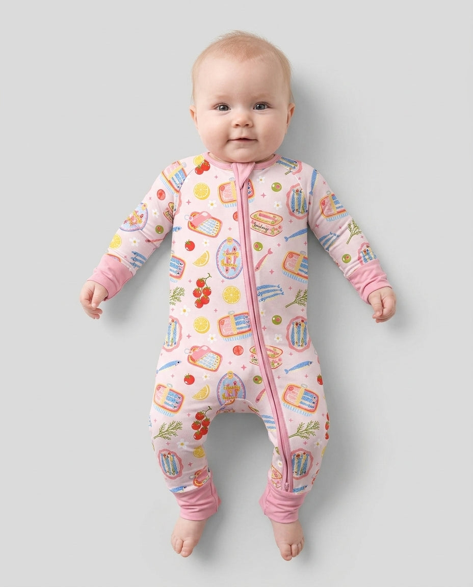 Preppy Sardines Bamboo Convertible Zippy