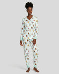 Circus Animal Bamboo Women Pajama Set