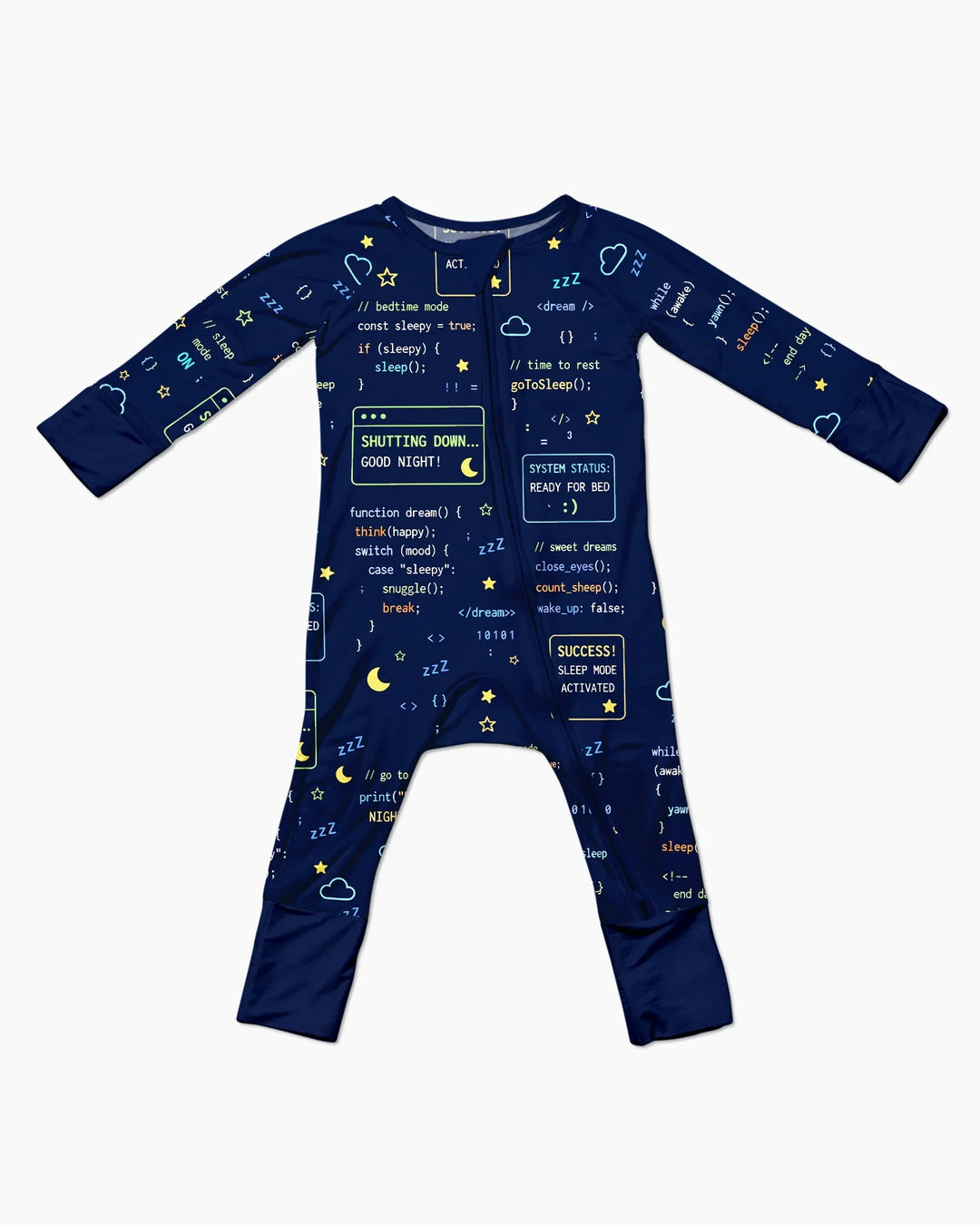 Mono elástico de bambú convertible con cremallera para padre e hijo a juego "It Techy"
