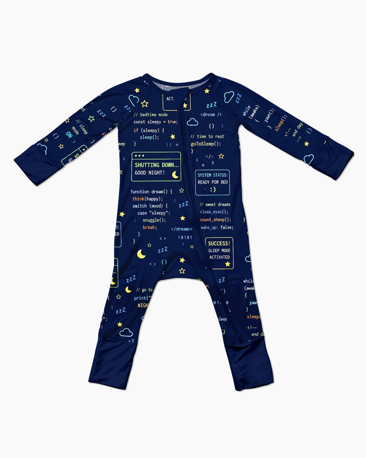 Mono elástico de bambú convertible con cremallera para padre e hijo a juego "It Techy"