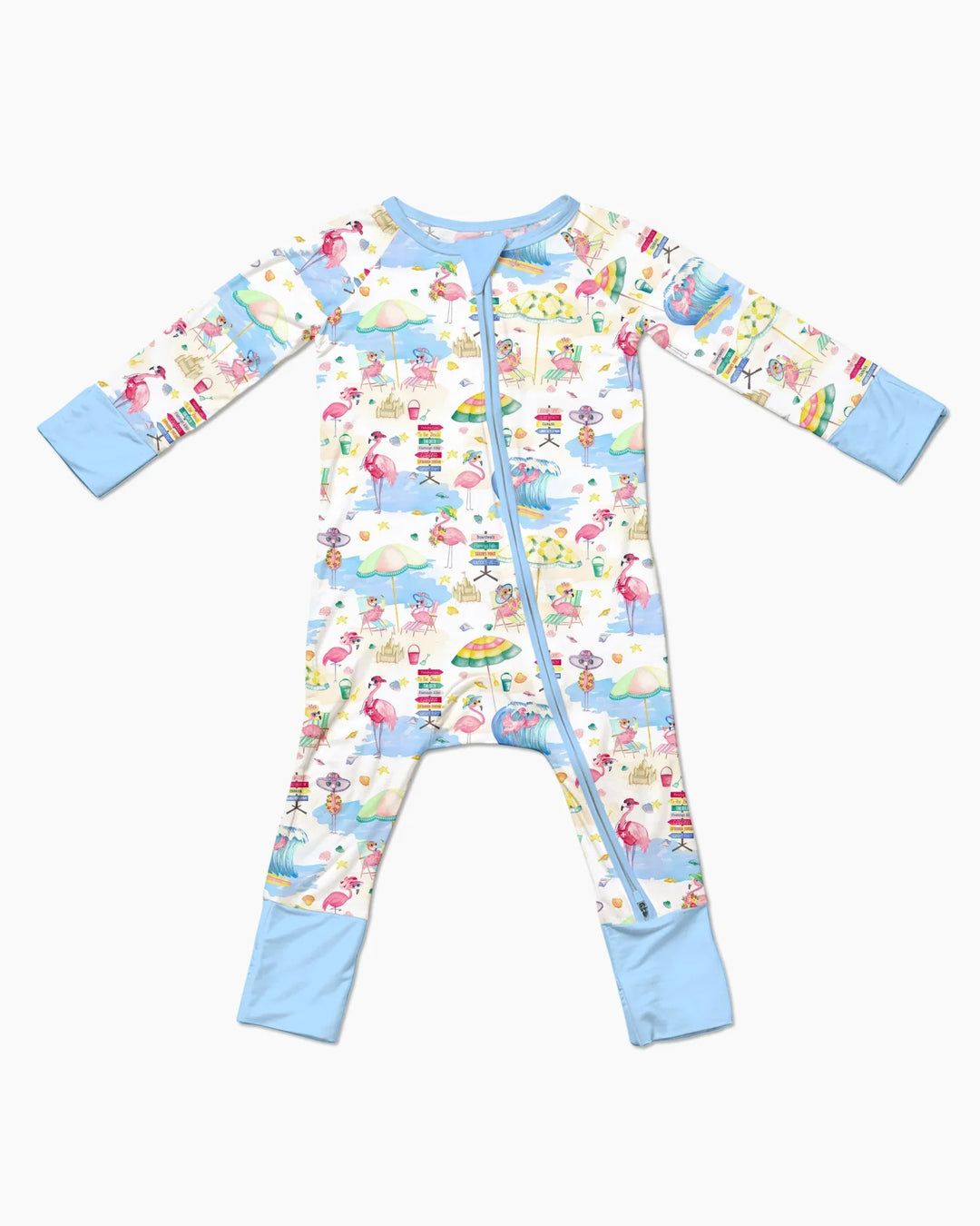 Flamingo Beach Family Matching Bamboo Convertible Zippy