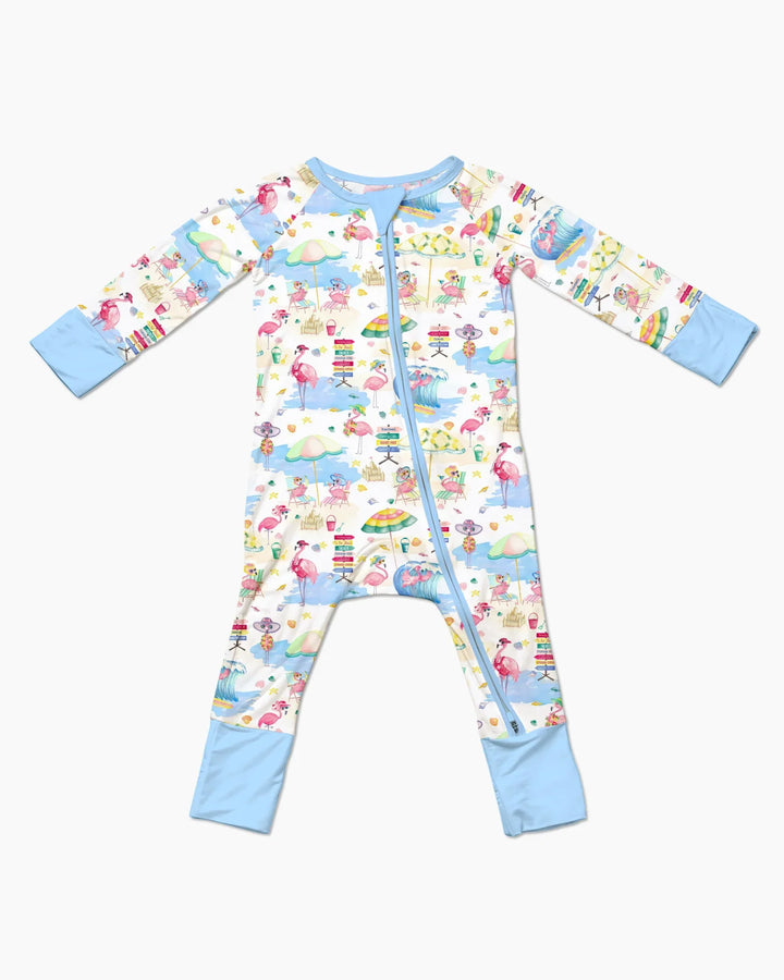Flamingo Beach Family Matching Bamboo Convertible Zippy