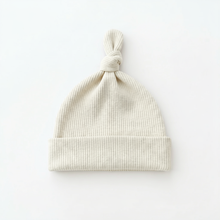 Ribbed Bamboo Knotted Hat