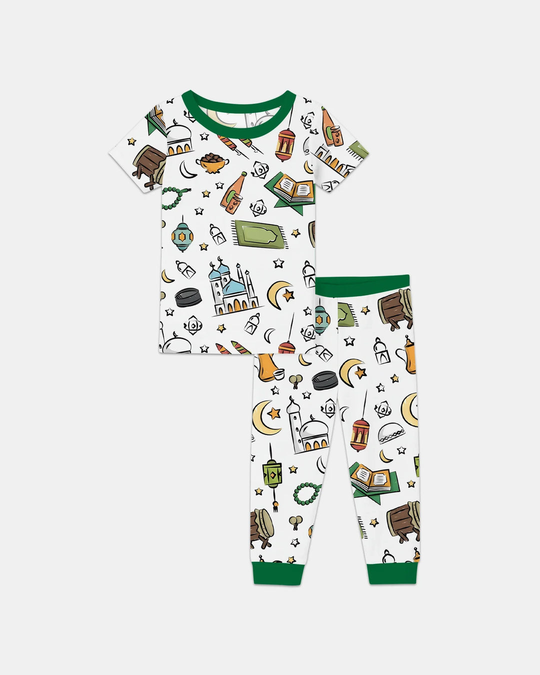 Zweiteiliges, kurzärmliges Pyjama-Set mit Marienkäfern