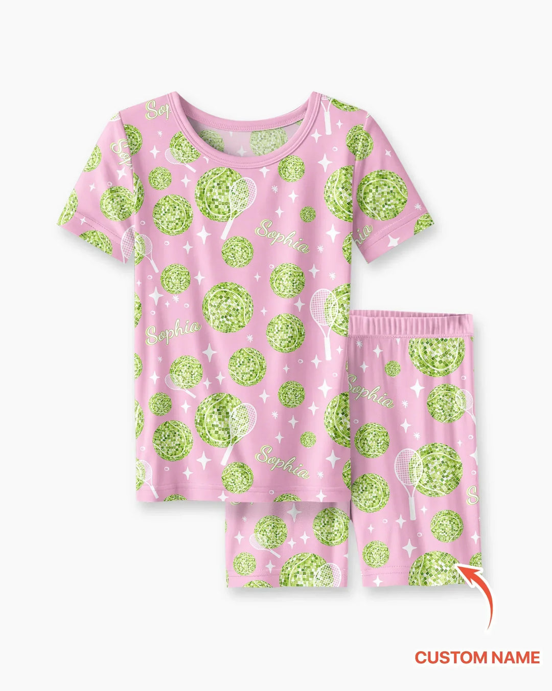 Conjunto de Pijama de Dos Piezas de Bambú con Mangas Cortas y Pantalones Cortos
