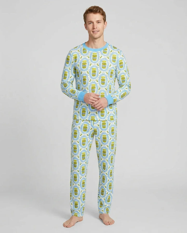 Pickle Coquette Bamboo Men's Pajama Set
